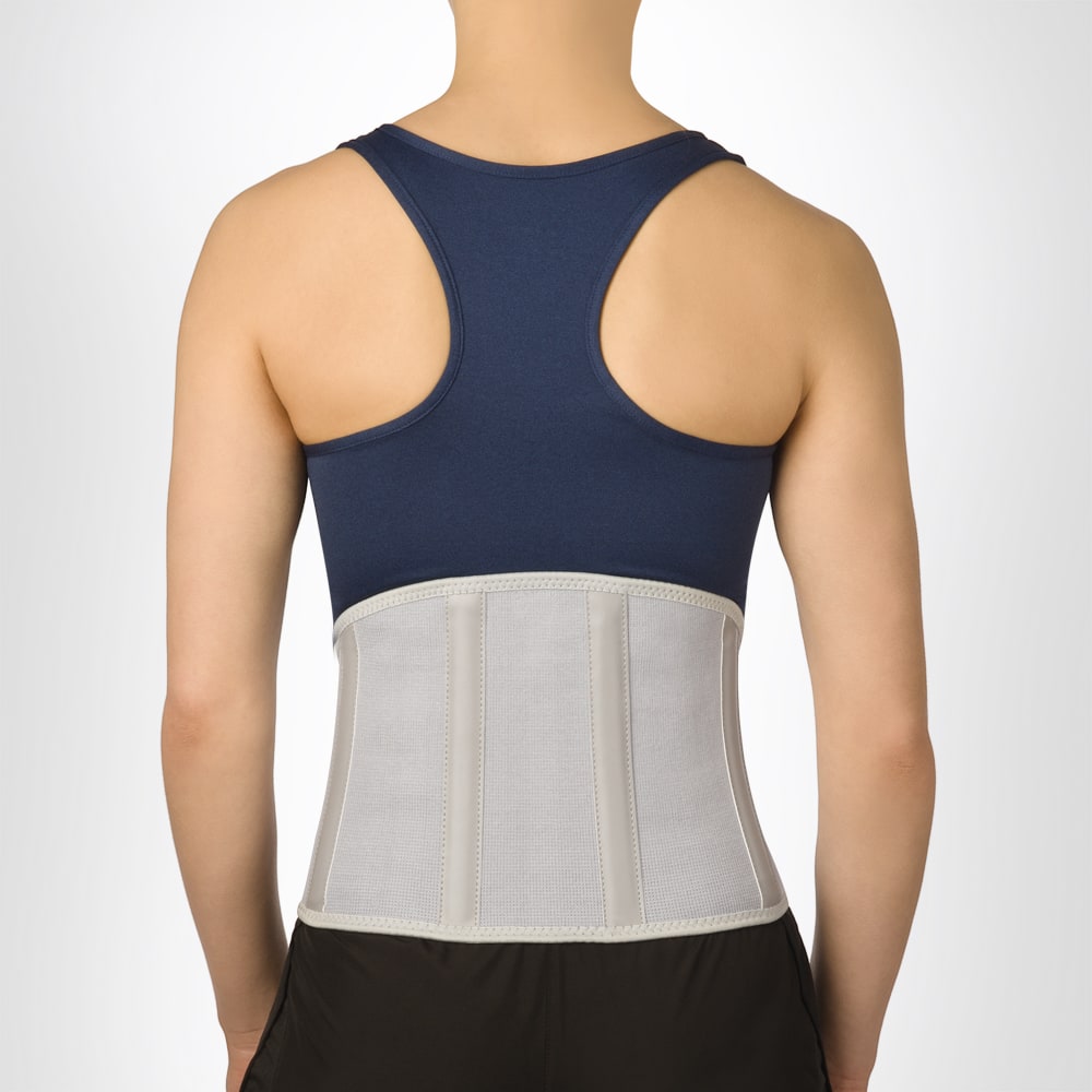Бандаж-корсет пояснично-крестцовый для поддержки спины с ребрами жесткости без утяжек
