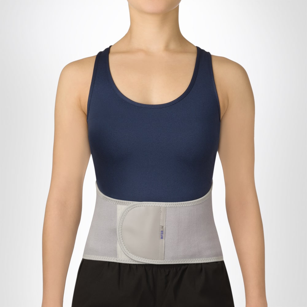 Бандаж-корсет пояснично-крестцовый для поддержки спины с ребрами жесткости без утяжек