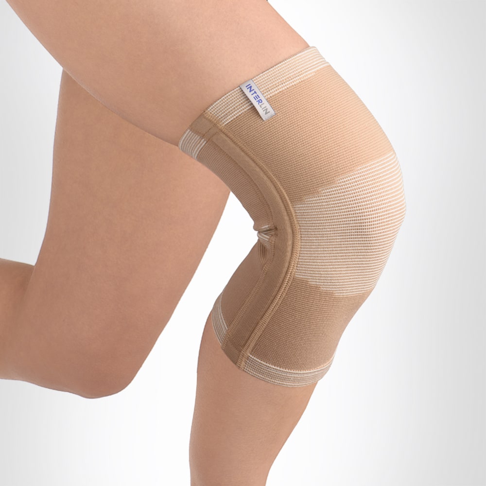 Бандаж на коленный сустав с ребрами жесткости